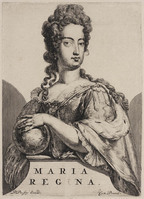 KG 06506
<br/>
Lijkrede op dood Maria Stuart, portret, 1695
<br/>
<em>Hooghe, Romeyn de (1645-1708)</em>
